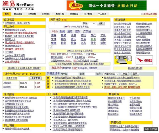 从网易首页变化看互联网15年变化-卢松松博客