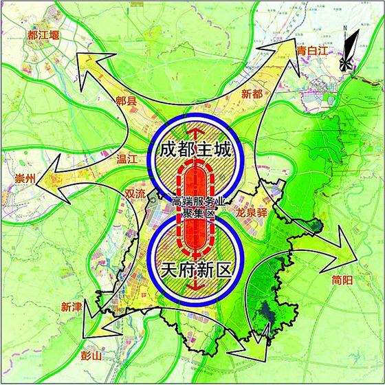 经济百科 区域经济学            天府新区规划图    [1]    在整个