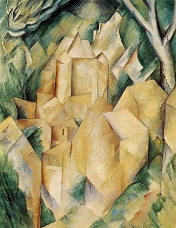 8 《曼陀铃》，布拉克作，1909—1910年，布面油画，79—59厘米，伦敦，泰特艺术博物馆藏。.jpg