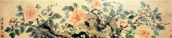 15-4 明 陈淳 洛阳春色图卷 纸本设色 26.5×111.2厘米 南京博物院藏.jpg