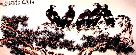 18-5 李苦禅《松鹰图》.jpg