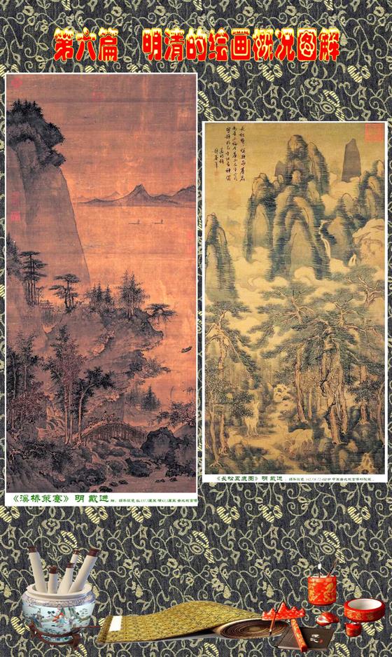 顾绍骅编辑中国画知识普及版第六篇明清的绘画概况（明画家上 